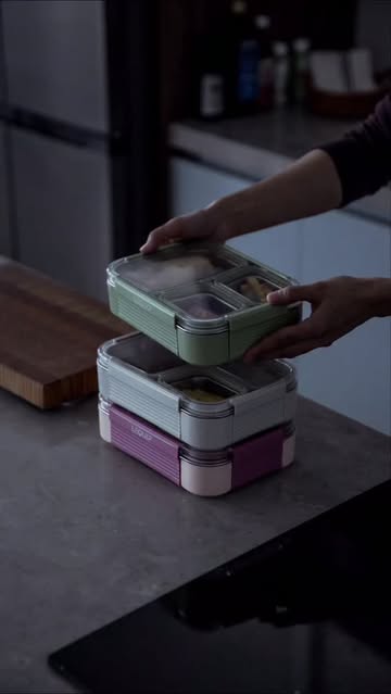 르큅 칸칸이 스텐 밀폐 도시락